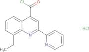 8-Ethyl-2-pyridin-2-ylquinoline-4-carbonyl chloride hydrochloride