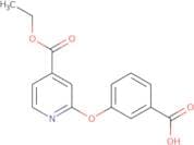 3-{[4-(Ethoxycarbonyl)pyridin-2-yl]oxy}benzoic acid