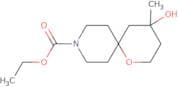 Ethyl 4-hydroxy-4-methyl-1-oxa-9-azaspiro[5.5]undecane-9-carboxylate
