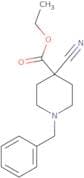 Ethyl 1-benzyl-4-cyanopiperidine-4-carboxylate