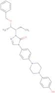 2-[(1S,2S)-1-Ethyl-2-(phenylmethoxy)propyl]-2,4-dihydro-4-[4-[4-(4-hydroxyphenyl)-1-piperazinyl]ph…