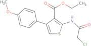 ethyl 2-[(2-chloroacetyl)amino]-4-(4-methoxyphenyl)-3-thiophenecarboxylate