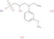 N-Ethyl-N-(2-hydroxy-3-sulfopropyl)-3-methoxyaniline sodium salt dihydrate
