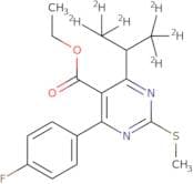 [4-(4-Fluorophenyl)-6-(1-methylethyl)-2-(methylsulfinyl)-5-pyrimidinyl]-ethyl Ester-d6