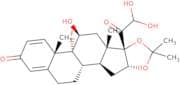 (11β,16α)-9-Fluoro-11,21,21-trihydroxy-16,17-[(1-methylethylidene)bis(oxy)] pregna-1,4-diene-3,20-…
