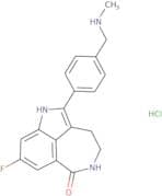 8-Fluoro-1,3,4,5-tetrahydro-2-[4-[(methylamino)methyl]phenyl]-6H-azepino[5,4,3-cd]indol-6-one mono…