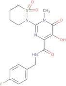 N-[(4-Fluorophenyl)methyl]-1,6-dihydro-5-hydroxy-1-methyl-6-oxo-2-(tetrahydro-1,1-dioxido-2H-1,2-t…