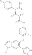N-[3-Fluoro-4-[[1-methyl-6-(1H-pyrazol-4-yl)-1H-indazol-5-yl]oxy]phenyl]-1-(4-fluorophenyl)-1,2-di…
