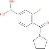 [3-fluoro-4-(pyrrolidine-1-carbonyl)phenyl]boronic Acid