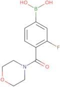 [3-fluoro-4-(4-morpholinylcarbonyl)phenyl]boronic Acid