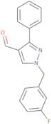 1-(3-Fluorobenzyl)-3-phenyl-1H-pyrazole-4-carbaldehyde