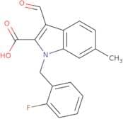1-(2-Fluorobenzyl)-3-formyl-6-methyl-1H-indole-2-carboxylic acid