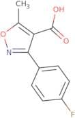 3-(4-Fluorophenyl)-5-methylisoxazole-4-carboxylic acid