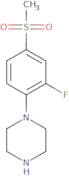 1-[2-Fluoro-4-(methylsulfonyl)phenyl]piperazine