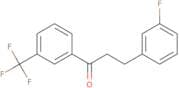 3-(3-Fluorophenyl)-1-[3-(trifluoromethyl)phenyl]-1-propanone