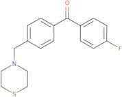 (4-Fluorophenyl)[4-(4-thiomorpholinylmethyl)phenyl]methanone