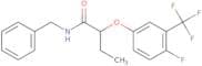 2-[4-Fluoro-3-(trifluoromethyl)phenoxy]-N-(phenylmethyl)butanamide
