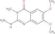 2-Hydrazino-6,7-dimethoxy-3-methylquinazolin-4(3H)-one