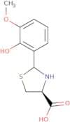 (4S)-2-(2-Hydroxy-3-methoxyphenyl)-1,3-thiazolidine-4-carboxylic acid