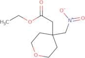 Ethyl 2-[4-(nitromethyl)oxan-4-yl]acetate
