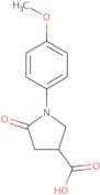 1-(4-Methoxyphenyl)-5-oxopyrrolidine-3-carboxylic acid