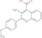 2-(4-Methoxyphenyl)-3-methylquinoline-4-carboxylic acid
