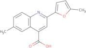 6-Methyl-2-(5-methyl-2-furyl)quinoline-4-carboxylic acid