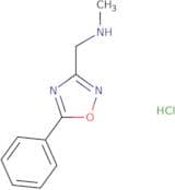 N-Methyl-N-[(5-phenyl-1,2,4-oxadiazol-3-yl)methyl]amine hydrochloride