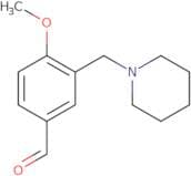 4-Methoxy-3-(piperidin-1-ylmethyl)benzaldehyde
