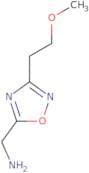 [3-(2-Methoxyethyl)-1,2,4-oxadiazol-5-yl]methylamine hydrochloride