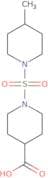 1-[(4-Methylpiperidin-1-yl)sulfonyl]piperidine-4-carboxylic acid