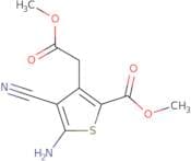 Methyl 5-amino-4-cyano-3-(2-methoxy-2-oxoethyl)thiophene-2-carboxylate