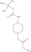 Methyl {4-[(tert-butoxycarbonyl)amino]piperidin-1-yl}acetate
