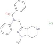 N-[(1-Methyl-4,5,6,7-tetrahydro-1H-pyrazolo[4,3-c]pyridin-3-yl)methyl]-N-phenylbenzamide hydrochlo…