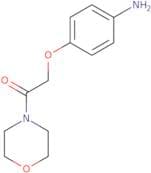 [4-(2-Morpholin-4-yl-2-oxoethoxy)phenyl]amine