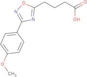 4-[3-(4-Methoxyphenyl)-1,2,4-oxadiazol-5-yl]butanoic acid