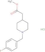 Methyl [1-(4-fluorobenzyl)piperidin-4-yl]acetate hydrochloride