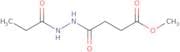 Methyl 4-oxo-4-(2-propionylhydrazino)butanoate