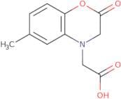 (6-Methyl-2-oxo-2,3-dihydro-4H-1,4-benzoxazin-4-yl)acetic acid