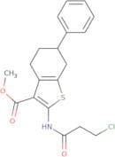 Methyl 2-[(3-chloropropanoyl)amino]-6-phenyl-4,5,6,7-tetrahydro-1-benzothiophene-3-carboxylate