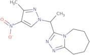 3-[1-(3-Methyl-4-nitro-1H-pyrazol-1-yl)ethyl]-6,7,8,9-tetrahydro-5H-[1,2,4]triazolo[4,3-a]azepine