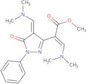Methyl (2E)-3-(dimethylamino)-2-{(4Z)-4-[(dimethylamino)methylene]-5-oxo-1-phenyl-4,5-dihydro-1H-p…