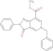 Methyl 5-benzyl-3-oxo-2-phenyl-3,5-dihydro-2H-pyrazolo[4,3-c]pyridine-7-carboxylate