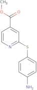 Methyl 2-[(4-aminophenyl)thio]isonicotinate
