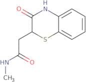 N-Methyl-2-(3-oxo-3,4-dihydro-2H-1,4-benzothiazin-2-yl)acetamide