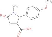 2-(4-Methoxyphenyl)-1-methyl-5-oxopyrrolidine-3-carboxylic acid