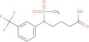 4-{(Methylsulfonyl)[3-(trifluoromethyl)phenyl]amino}butanoic acid