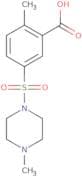 2-Methyl-5-[(4-methylpiperazin-1-yl)sulfonyl]benzoic acid