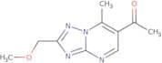 1-[2-(Methoxymethyl)-7-methyl[1,2,4]triazolo[1,5-a]pyrimidin-6-yl]ethanone