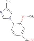 3-Methoxy-4-(4-methyl-1H-imidazol-1-yl)benzaldehyde